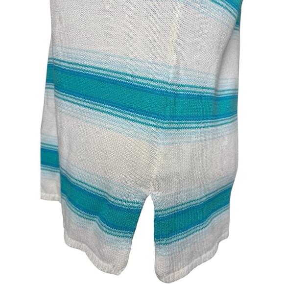 Vineyard Vines Embroidered Linen Blend Sweater - Size Large - Picture 2 of 5